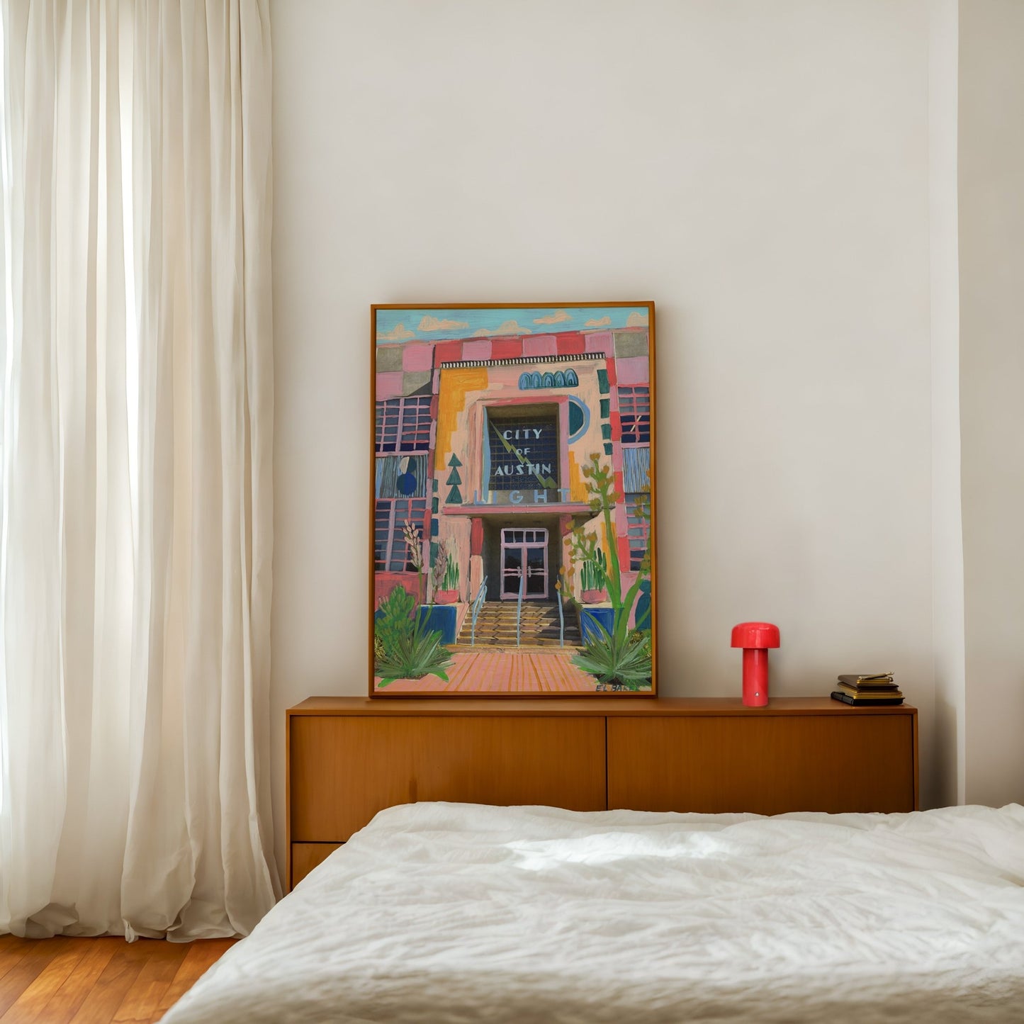 Seaholm Power Plant Print - El Baker Art