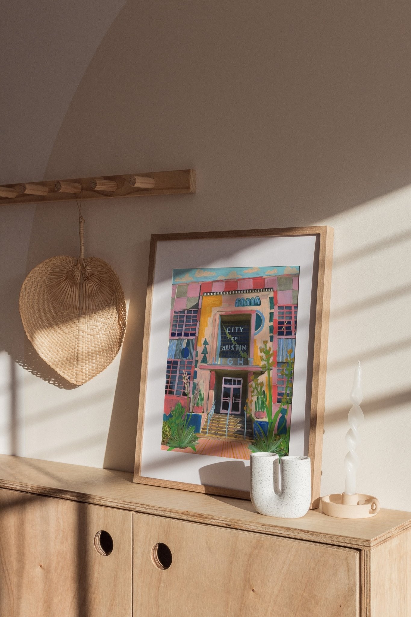 Seaholm Power Plant Print - El Baker Art