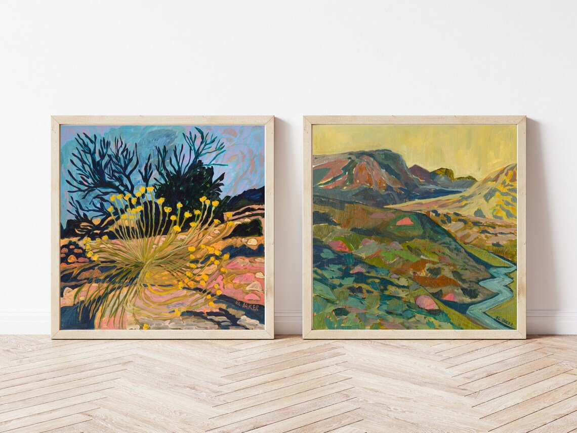 Southwestern Chamisa Plant Print - El Baker Art