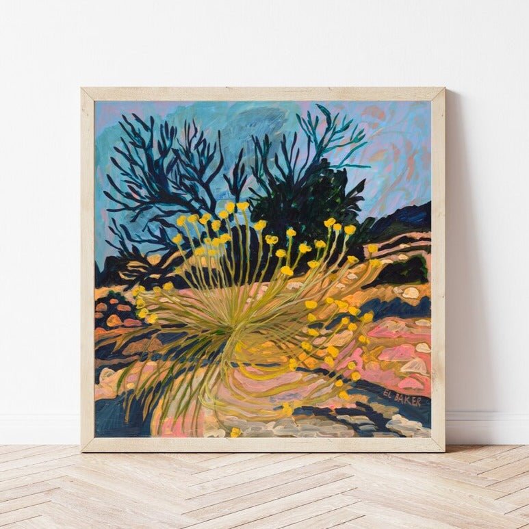 Southwestern Chamisa Plant Print - El Baker Art