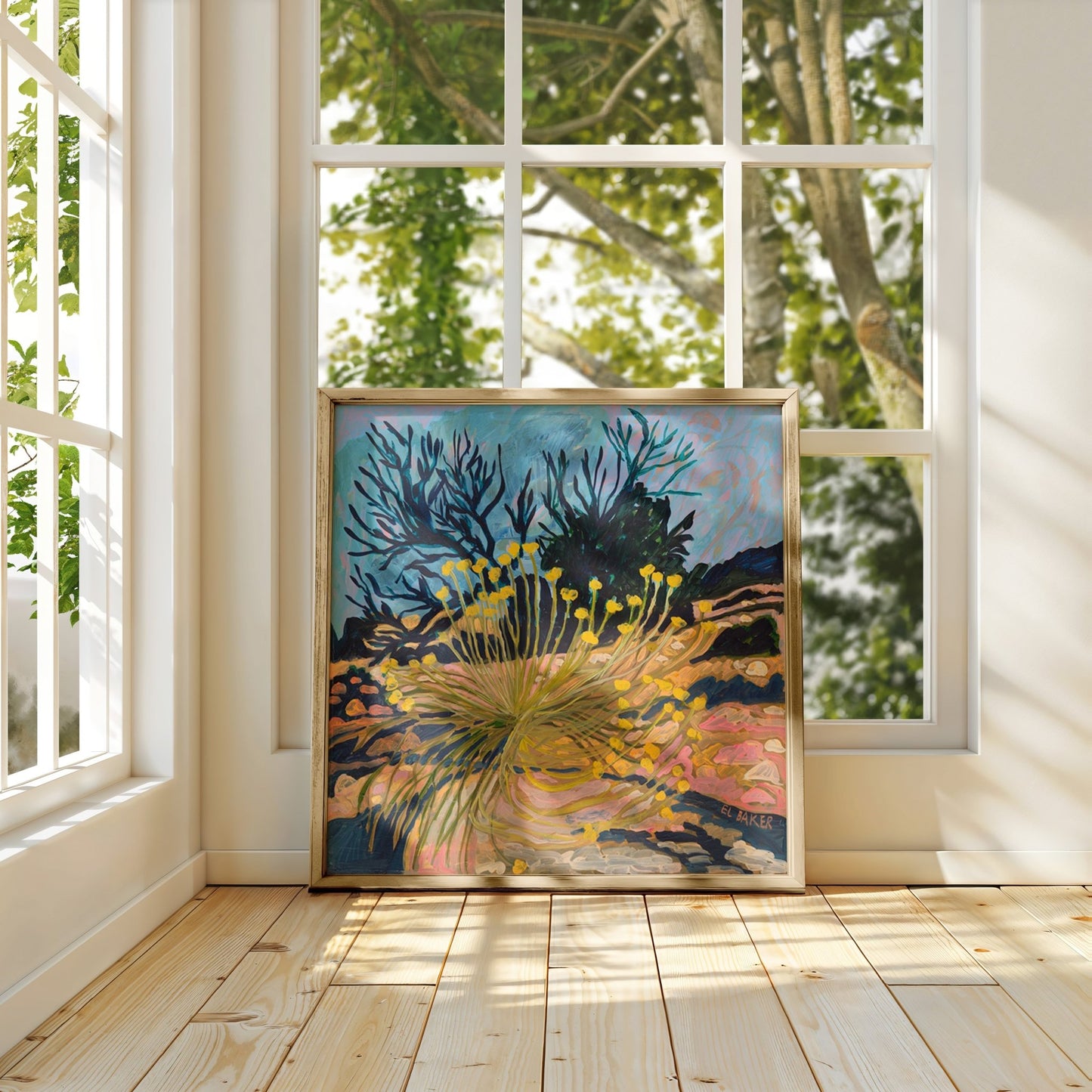 Southwestern Chamisa Plant Print - El Baker Art