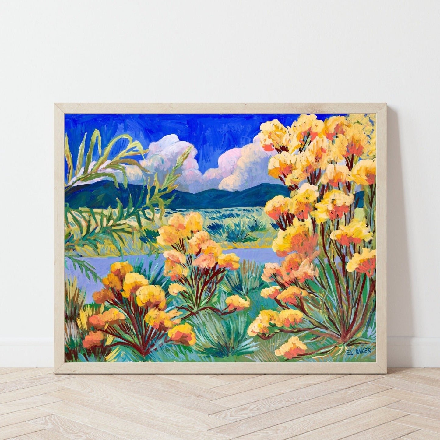 Southwestern Landscape Print - El Baker Art