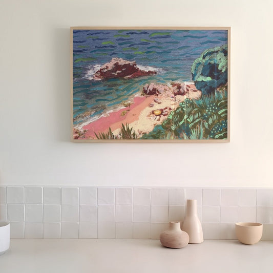 Spain Mediterranean Coast Print - El Baker Art