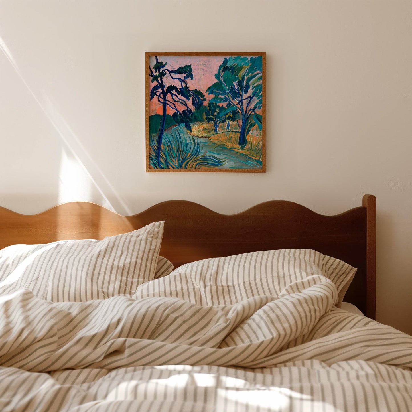 Texas River Sunset Print - El Baker Art