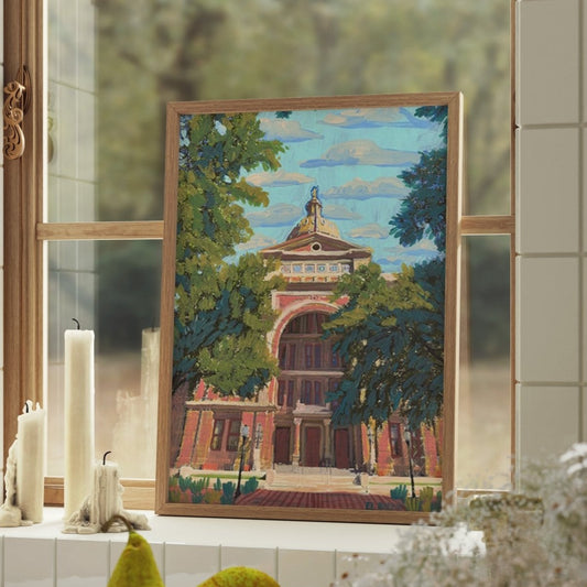 Texas State Capitol Print - El Baker Art