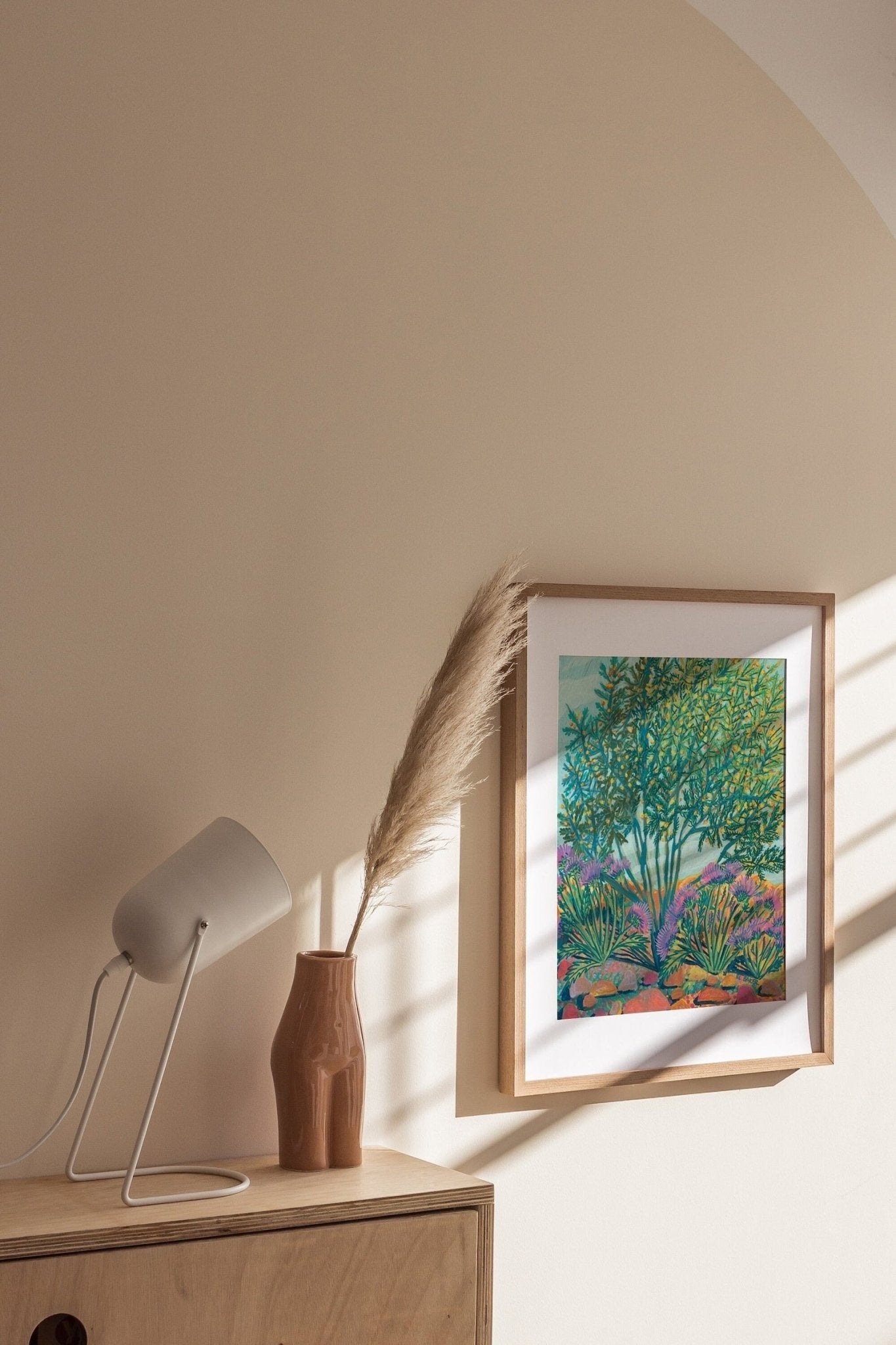 Texas Wildflower and Native Tree Print - El Baker Art