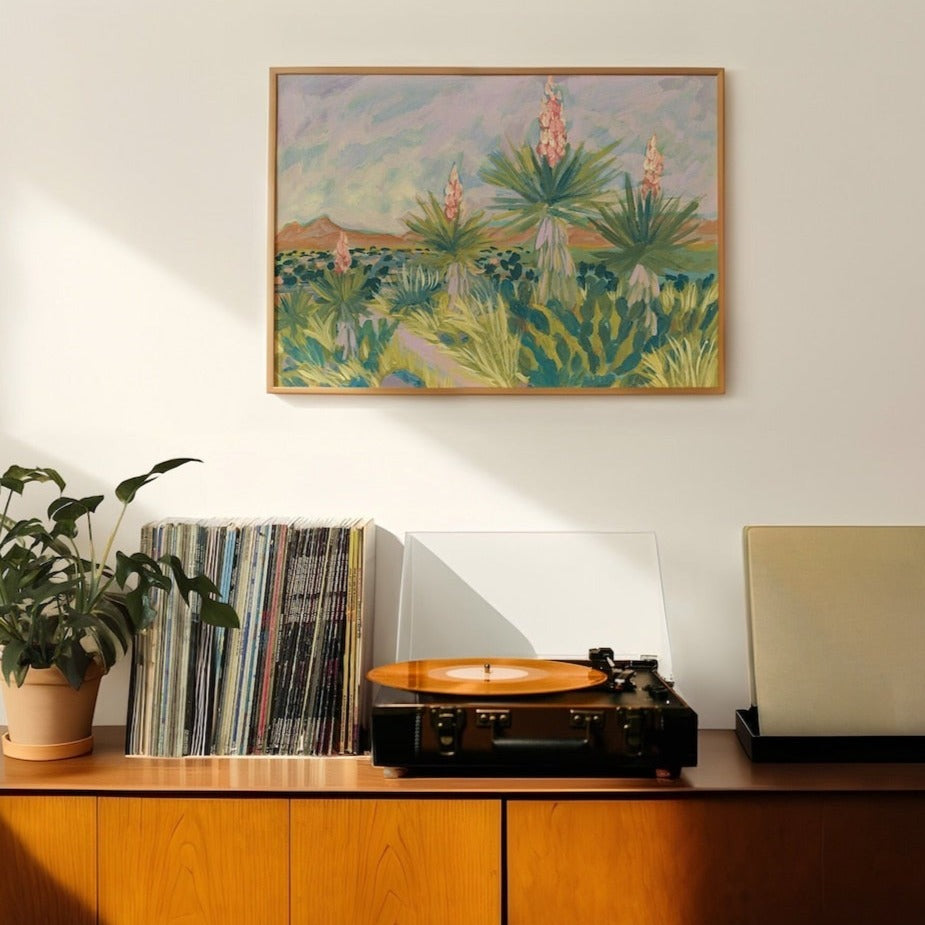 Western Yucca Botanical Print - El Baker Art