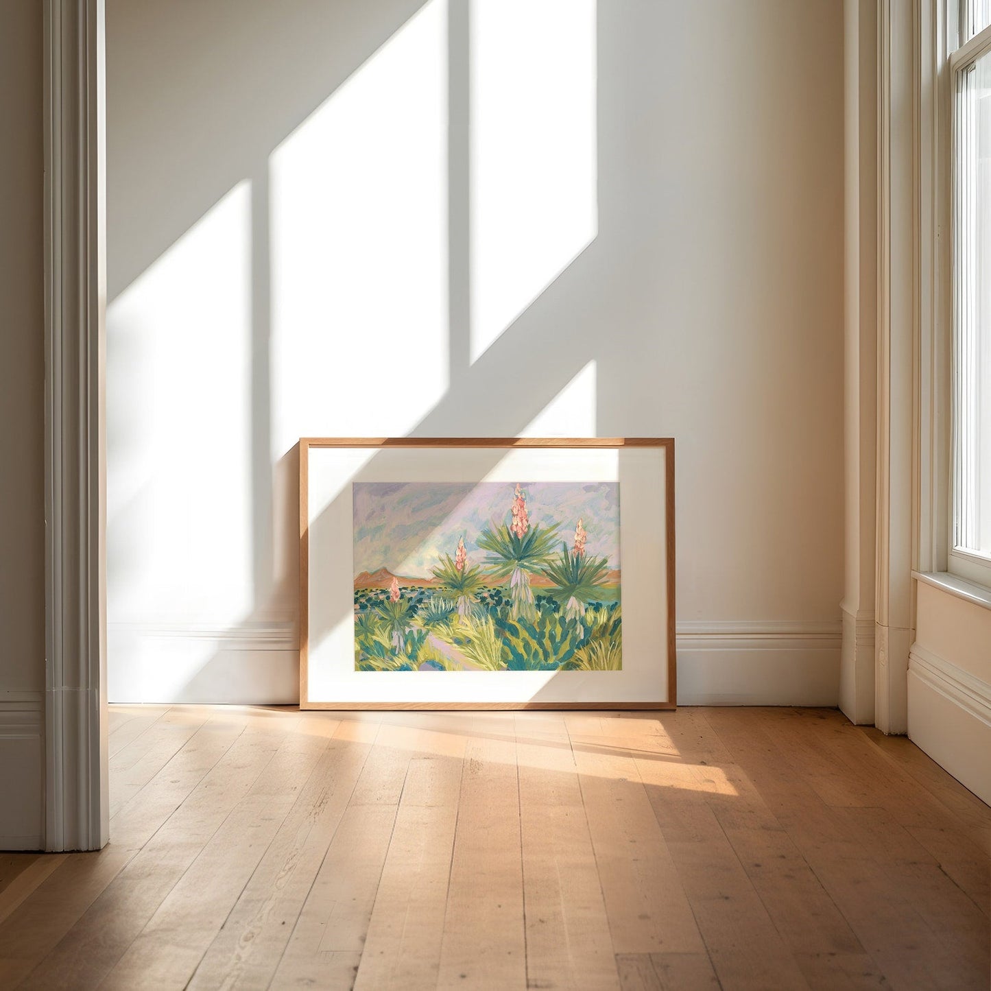 Western Yucca Botanical Print - El Baker Art