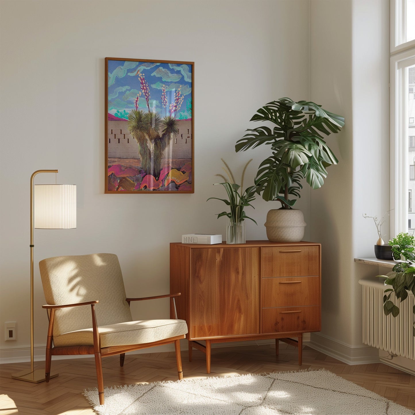 Western Yucca Plant Print - El Baker Art