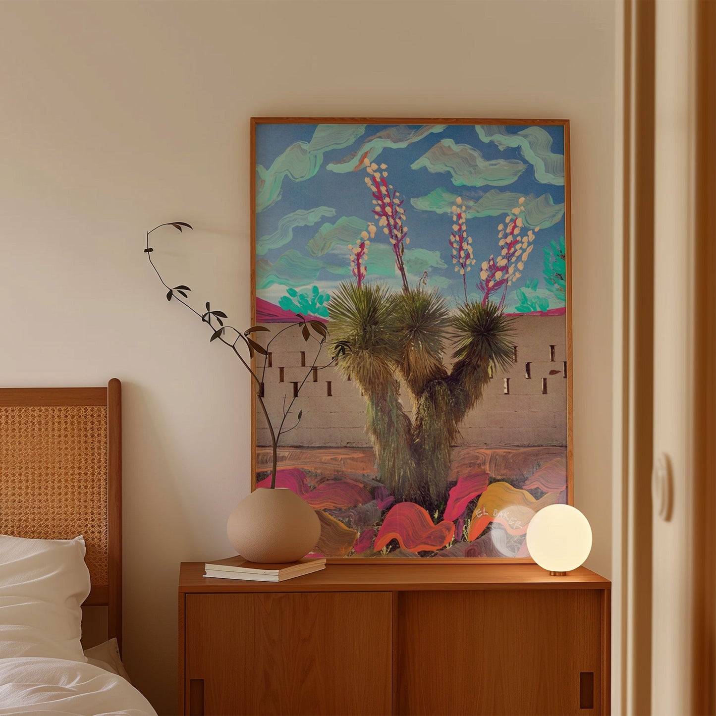Western Yucca Plant Print - El Baker Art
