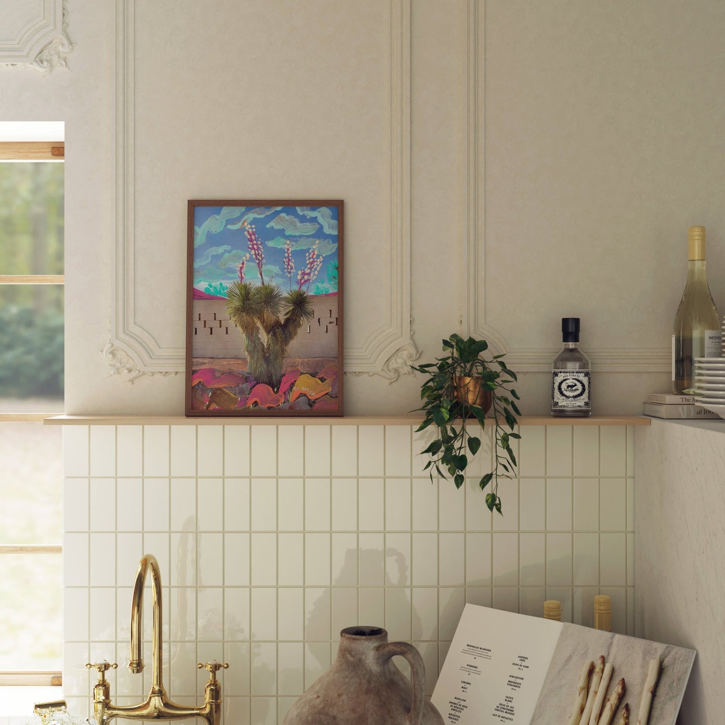 Western Yucca Plant Print - El Baker Art