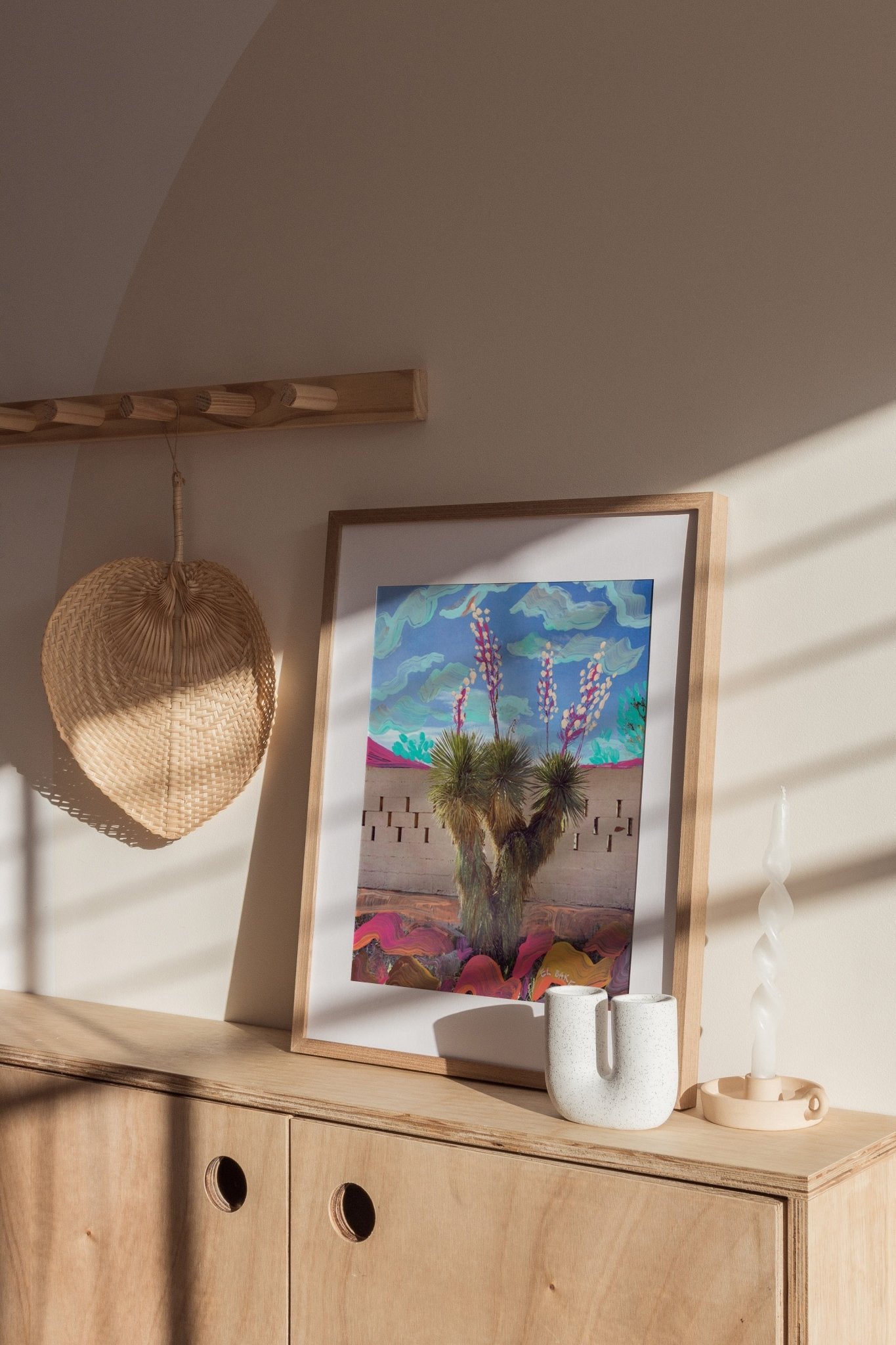 Western Yucca Plant Print - El Baker Art
