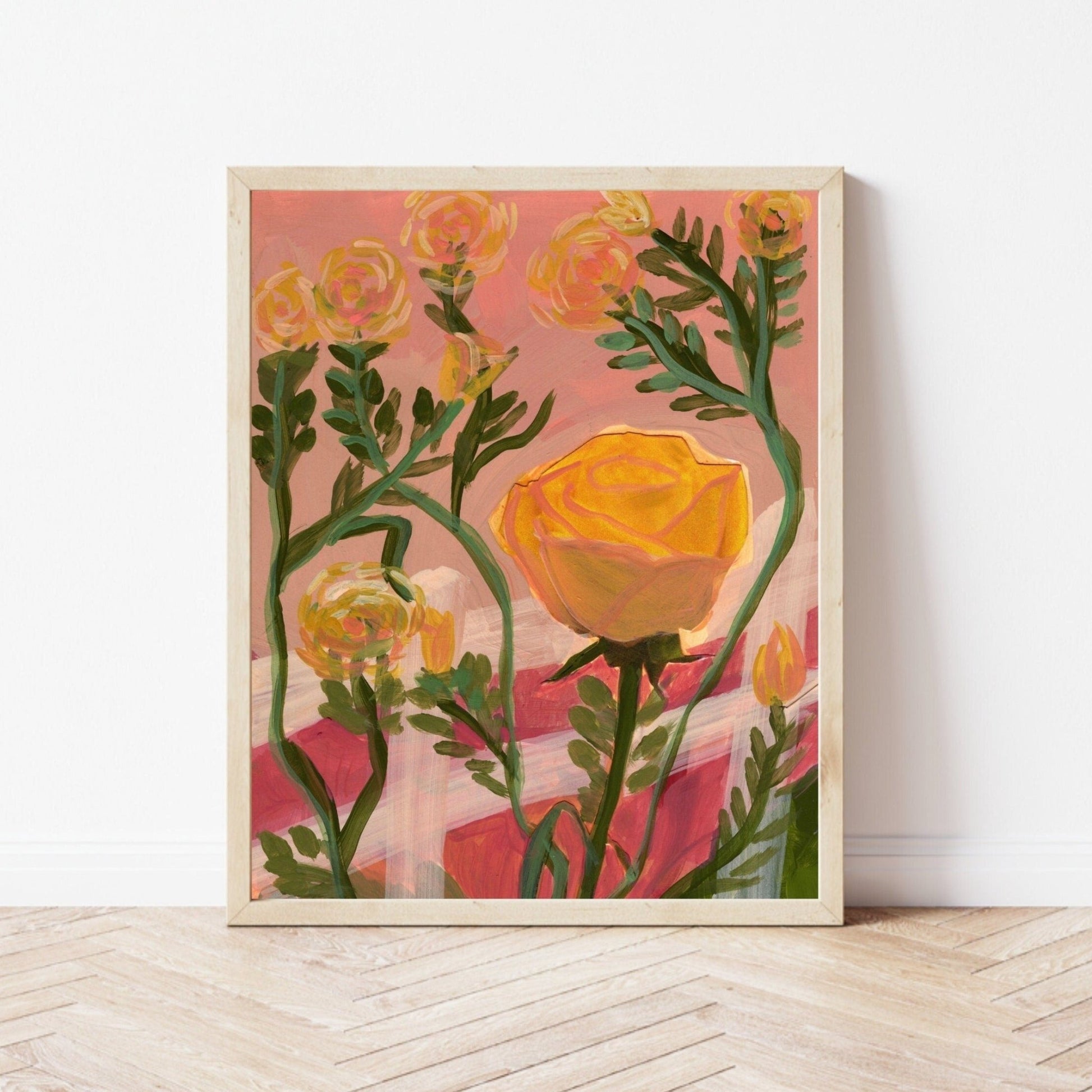 Yellow Rose of Texas Print - El Baker Art