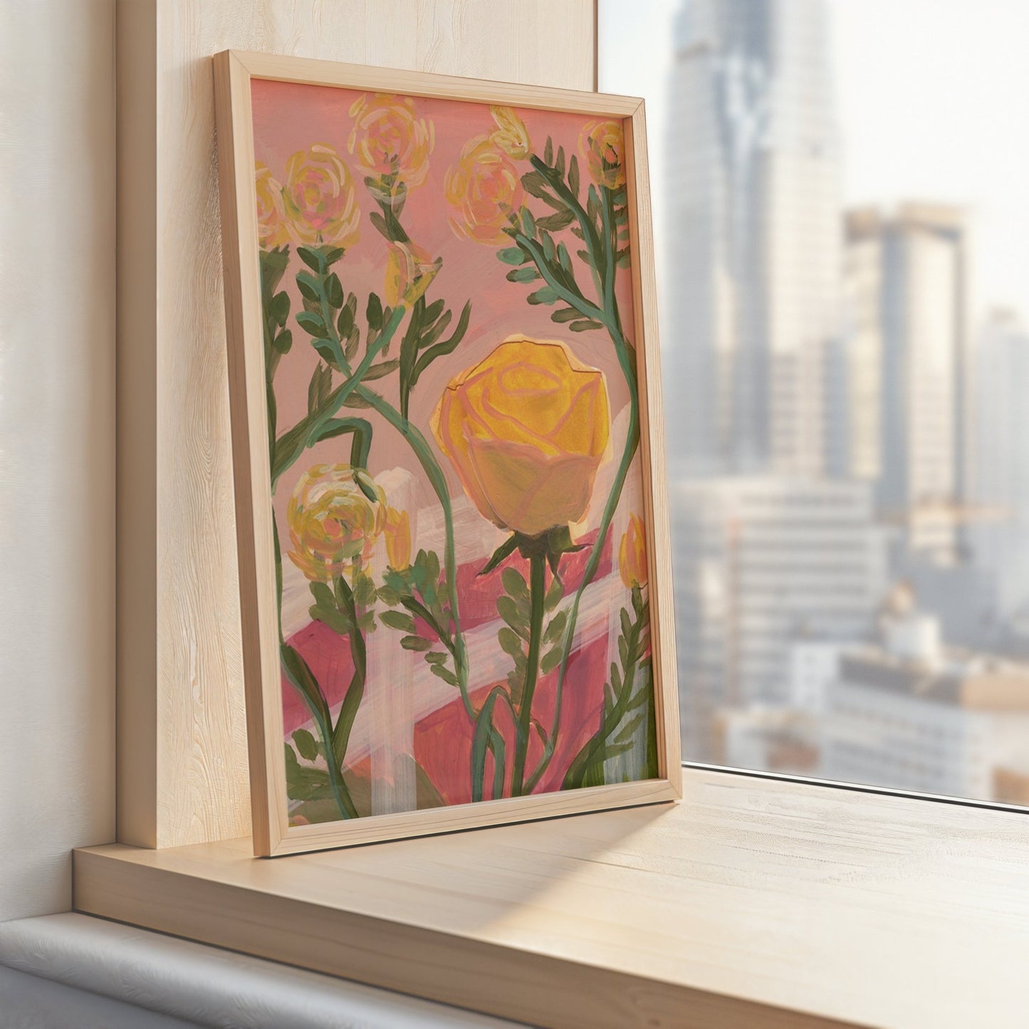 Yellow Rose of Texas Print - El Baker Art