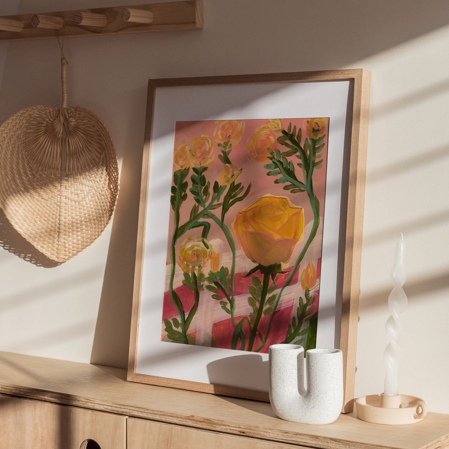 Yellow Rose of Texas Print - El Baker Art
