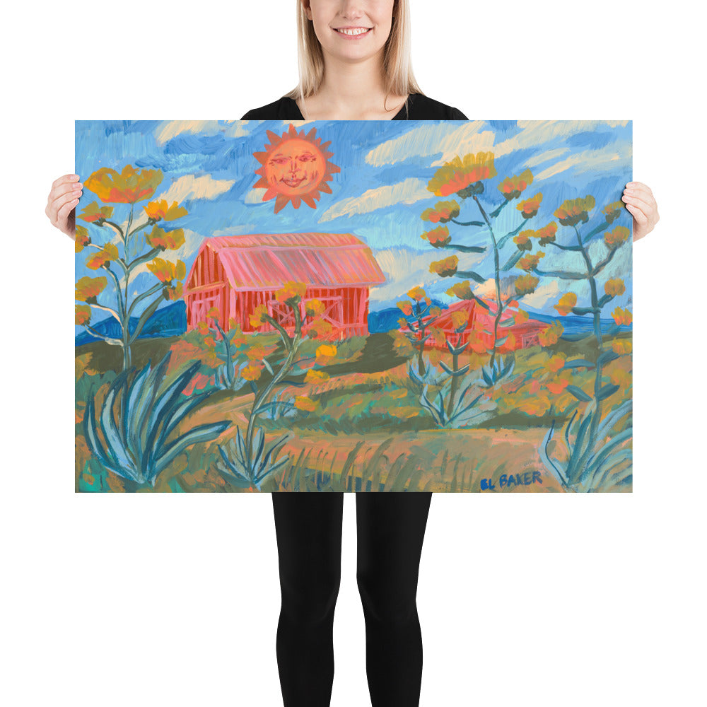 West Texas Happy Farm Print