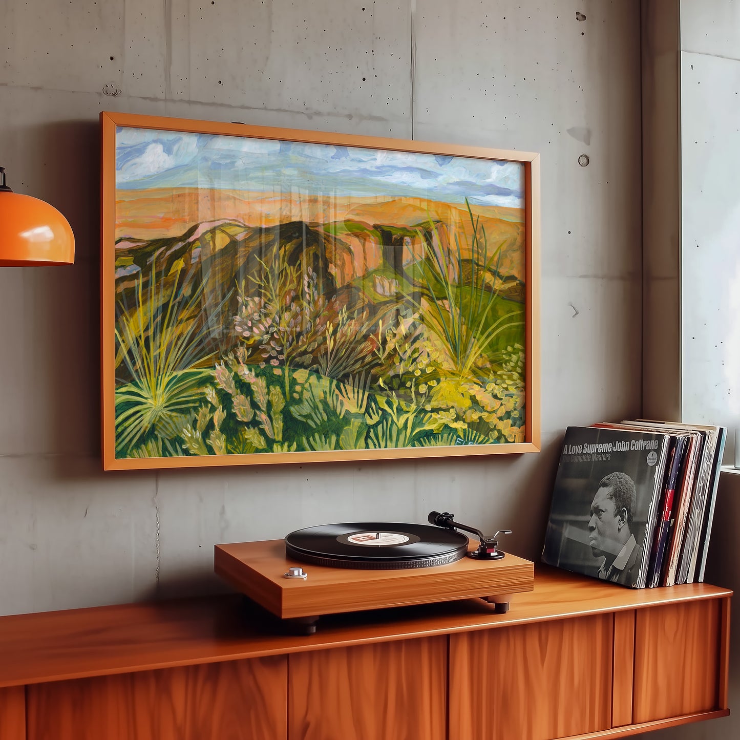 Texas Botanical Print – Wild West Art | Big Bend Poster on Matte Paper