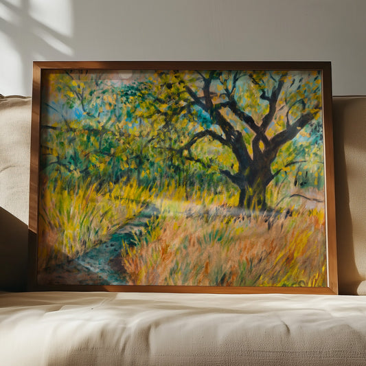 GUEST ARTIST | Texas Hill Country Live Oak Landscape Print