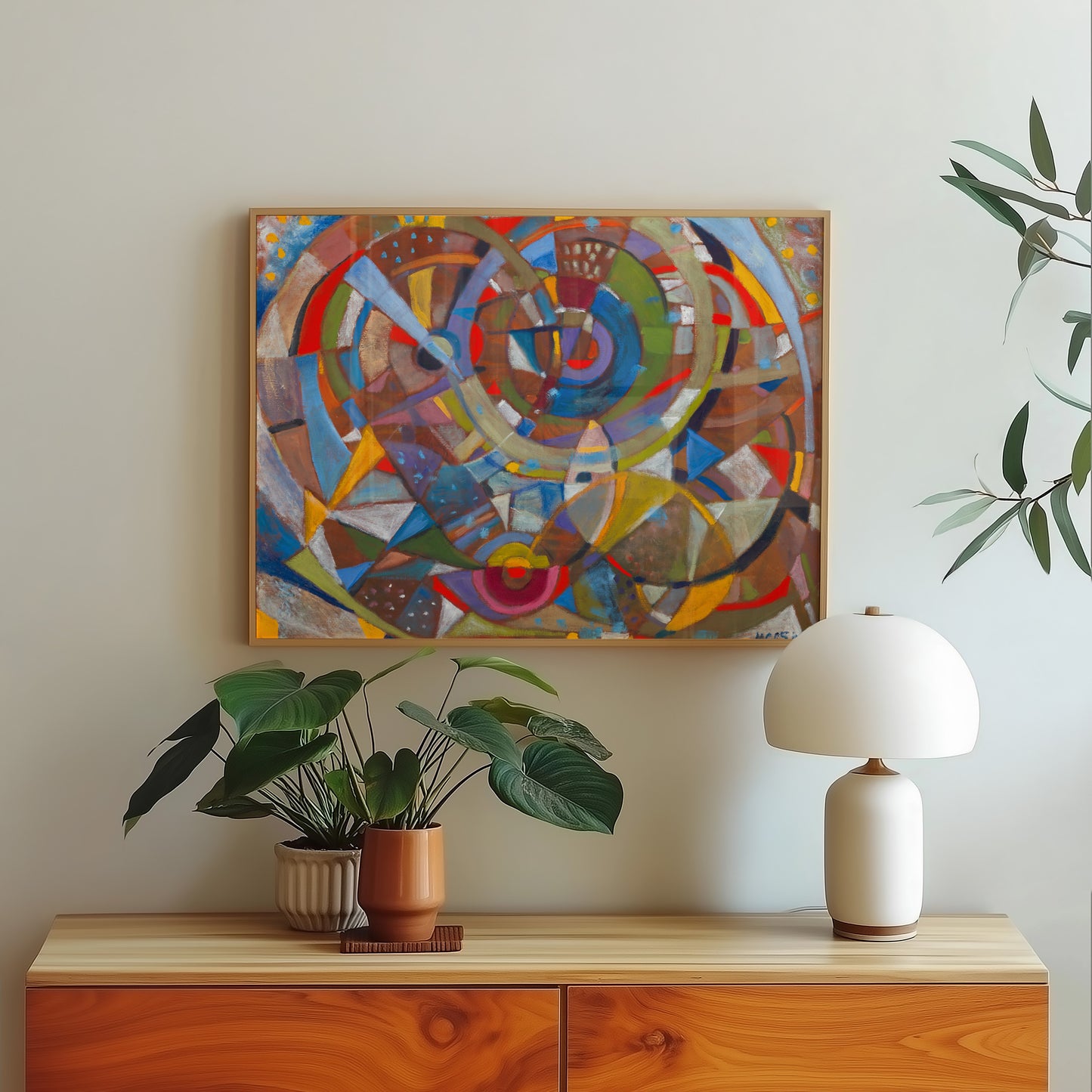 GUEST ARTIST | Midcentury Modern Retro Abstract Art