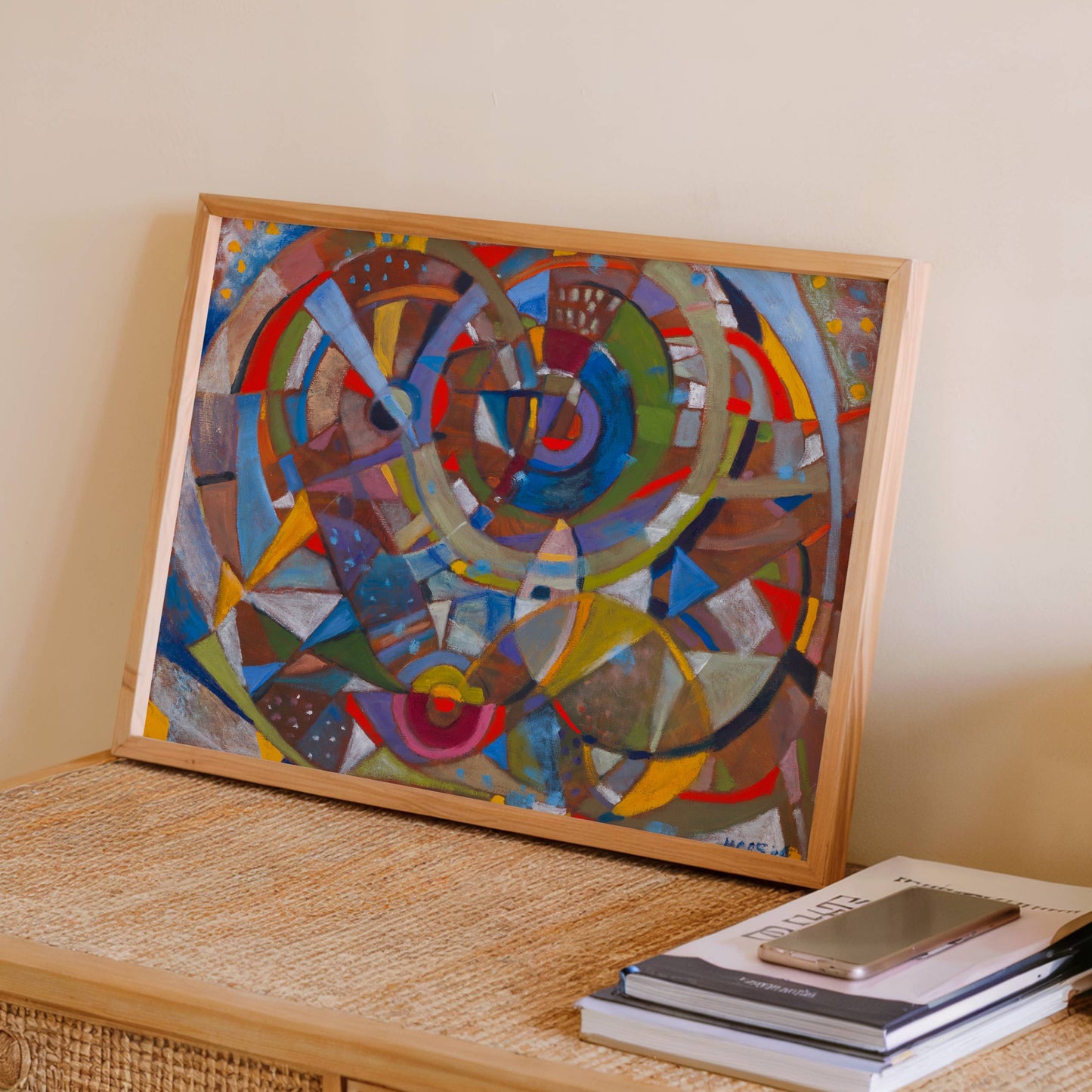 GUEST ARTIST | Midcentury Modern Retro Abstract Art