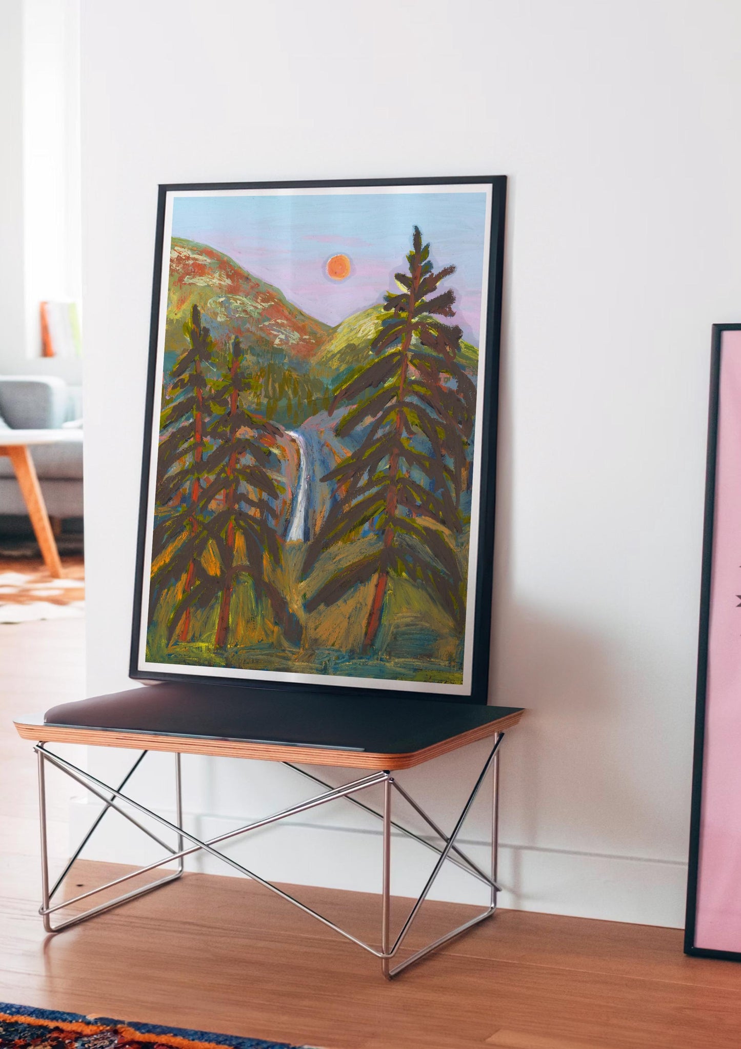 Rocky Mountain National Park Print | Mid-Century Modern Colorado Landscape