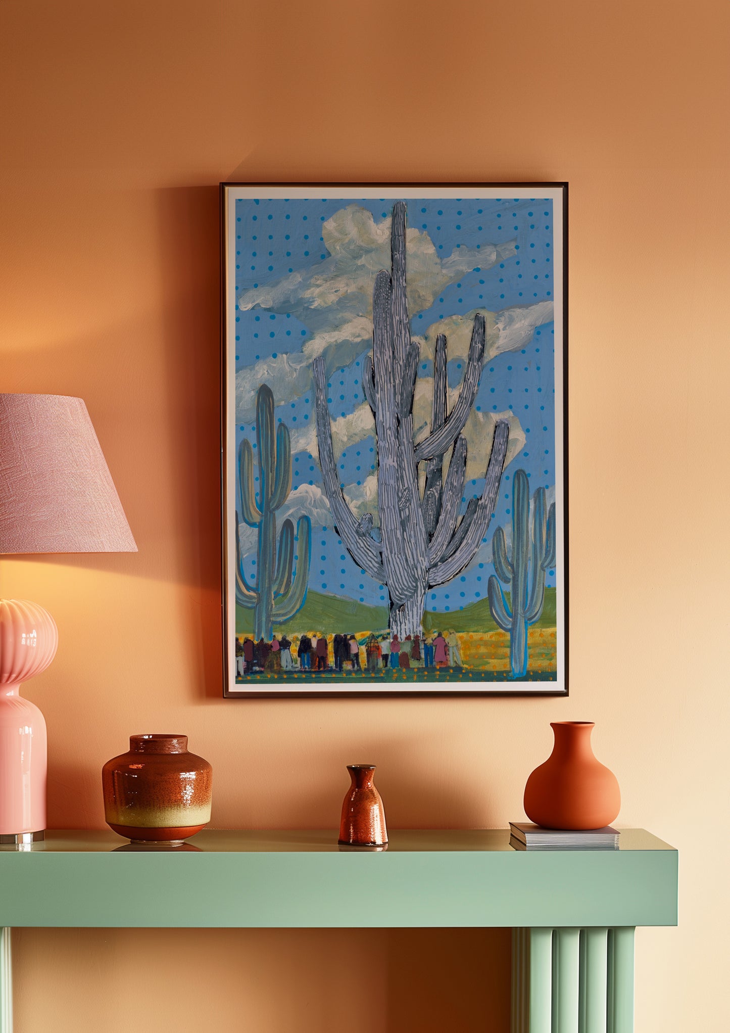 Saguaro Cactus Wall Art Print