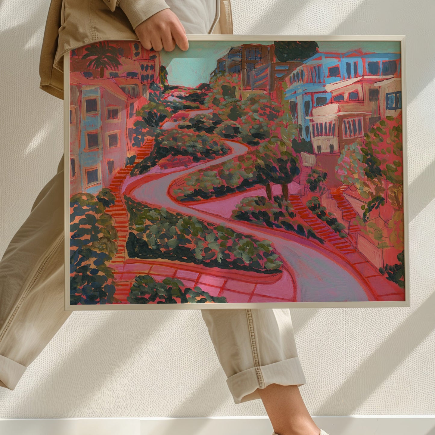 Lombard Street San Francisco California Travel Print