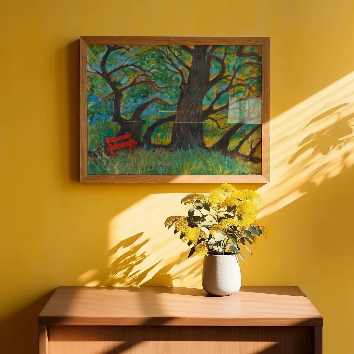 GUEST ARTIST: Live Oak Tree San Marcos Texas | Oil Painting Fine Art Print | Nature Inspired Wall Decor | Western Boho Landscape