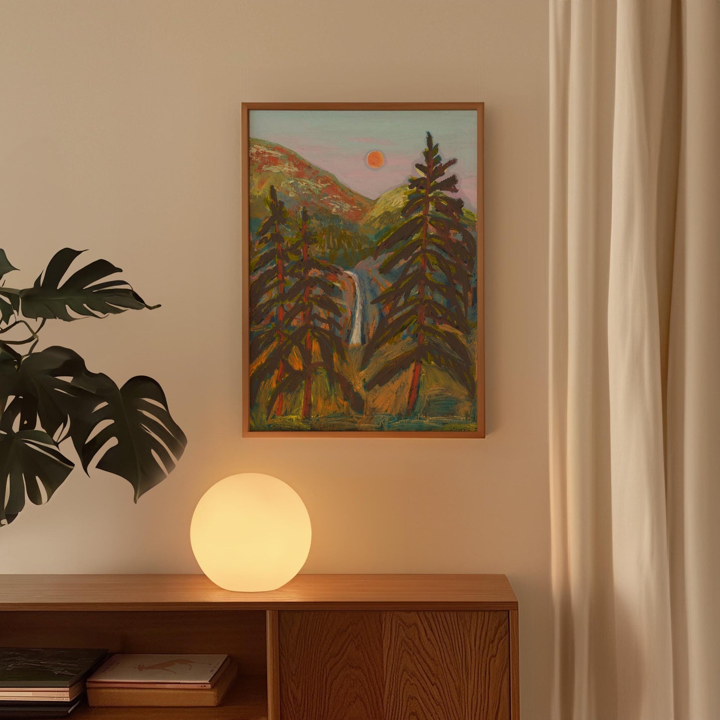 Rocky Mountain National Park Print | Mid-Century Modern Colorado Landscape