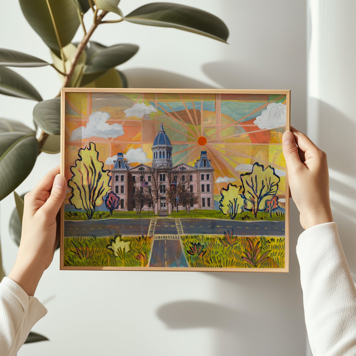 Marfa Texas Courthouse Art Print