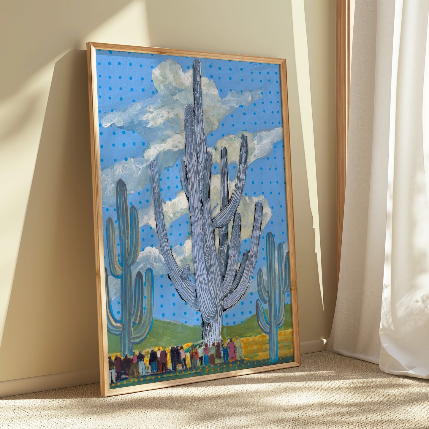 Saguaro Cactus Wall Art Print