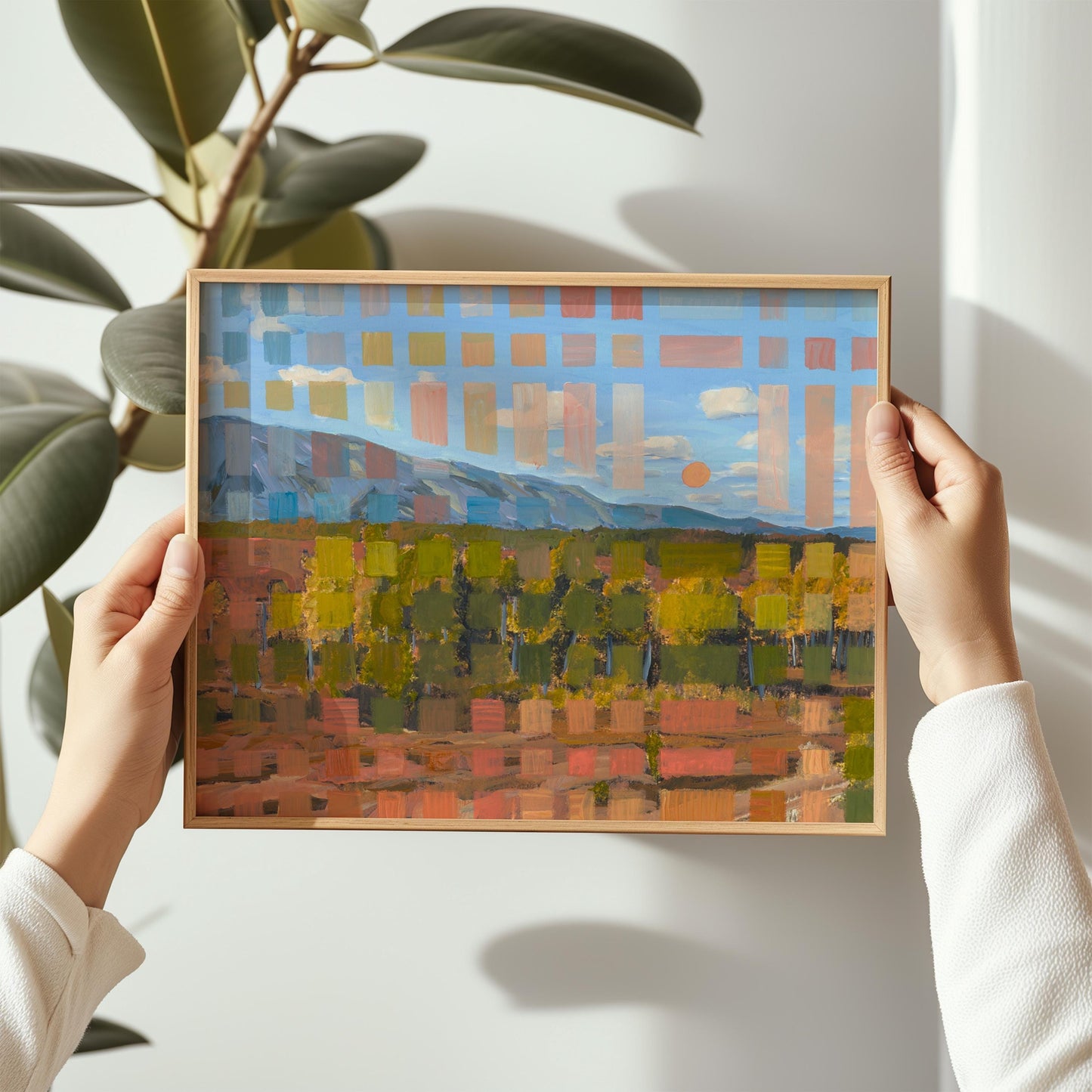 Grand Tetons Art Print | Vintage Mountain Landscape, Jackson Hole Wyoming