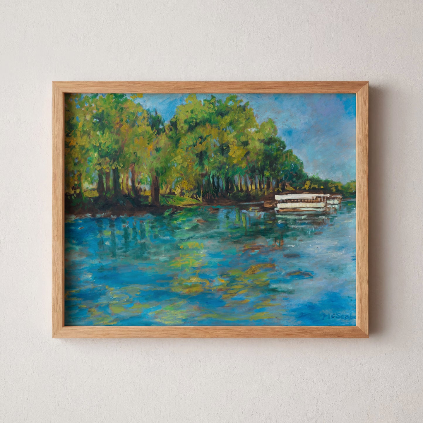 GUEST ARTIST | San Marcos Texas Glass Bottom Boat Print