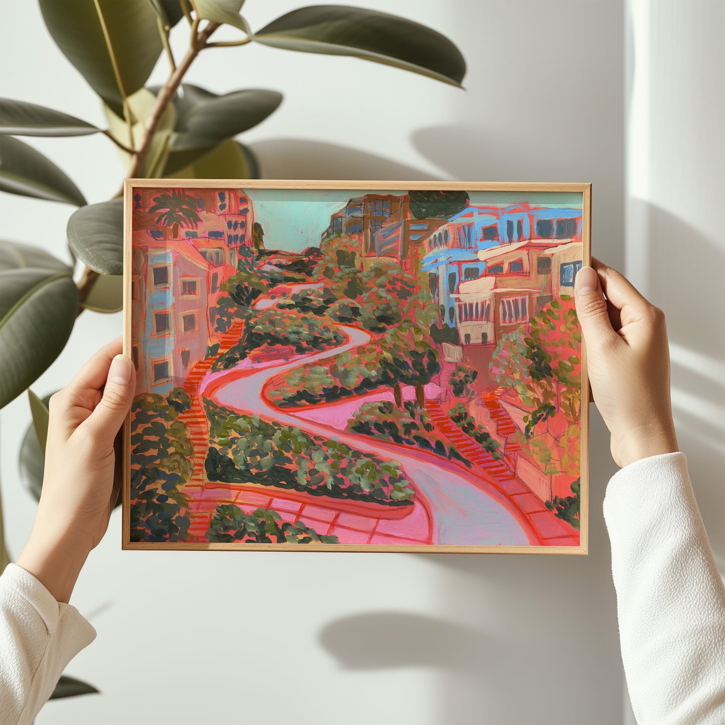 Lombard Street San Francisco California Travel Print