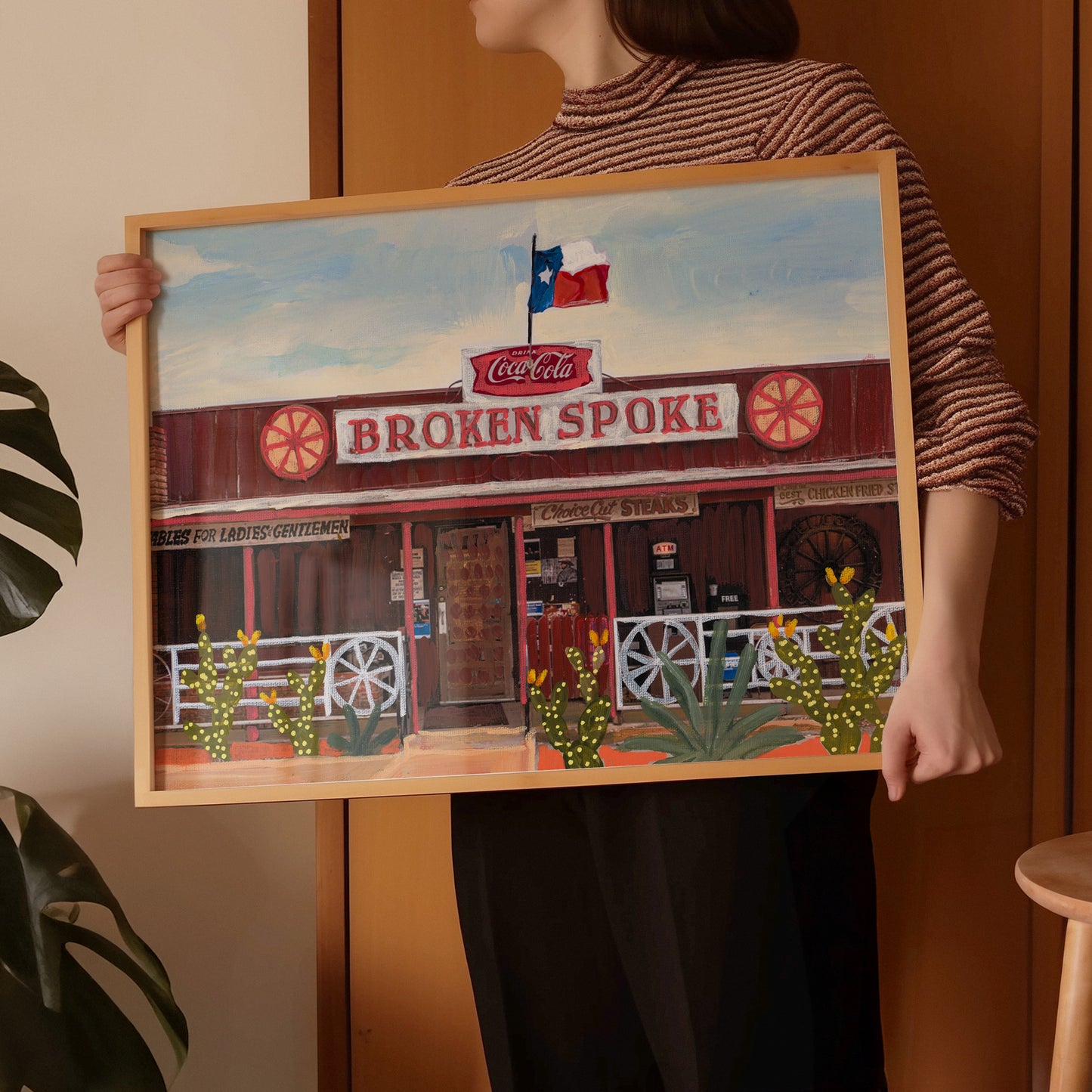 Broken Spoke Austin Texas Art Print