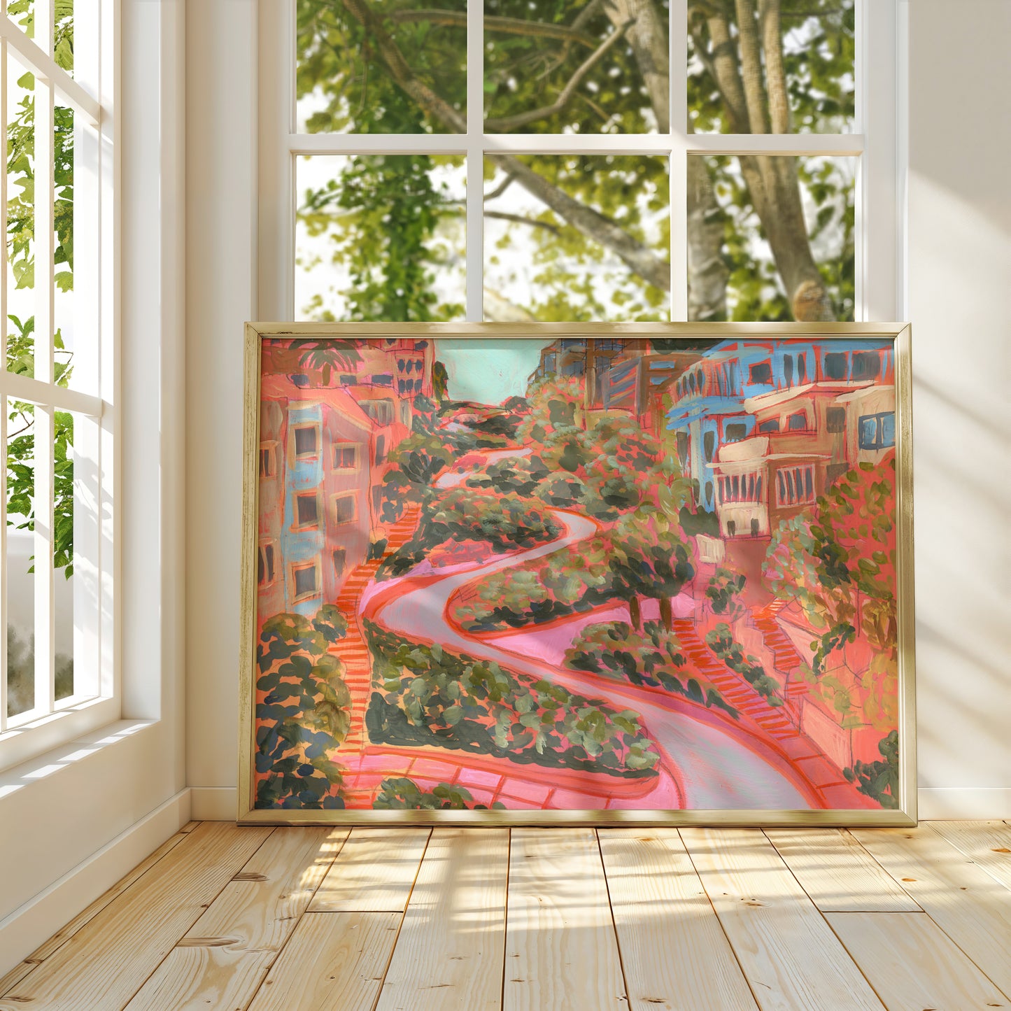 Lombard Street San Francisco California Travel Print