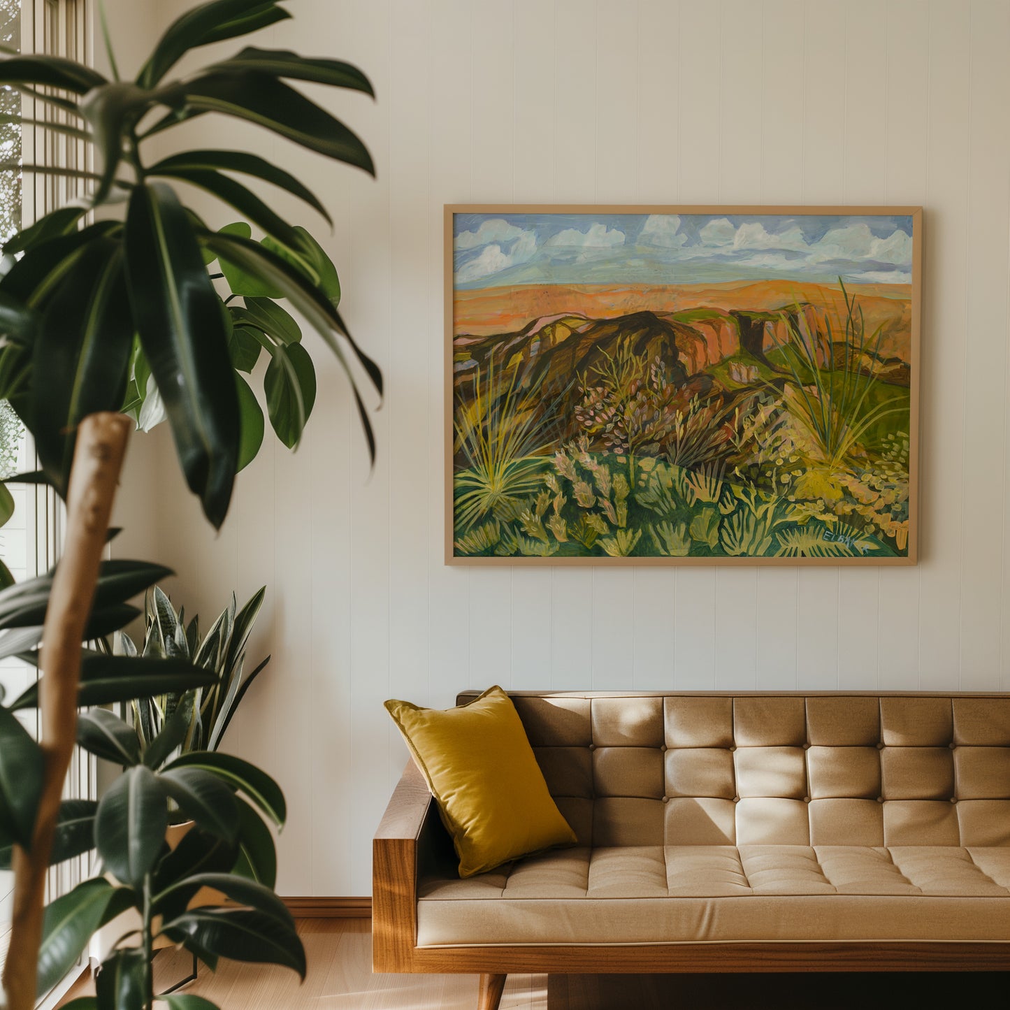 Texas Botanical Print – Wild West Art | Big Bend Poster on Matte Paper