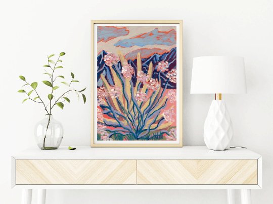 Abstract Desert Botanical Agave Print - El Baker Art