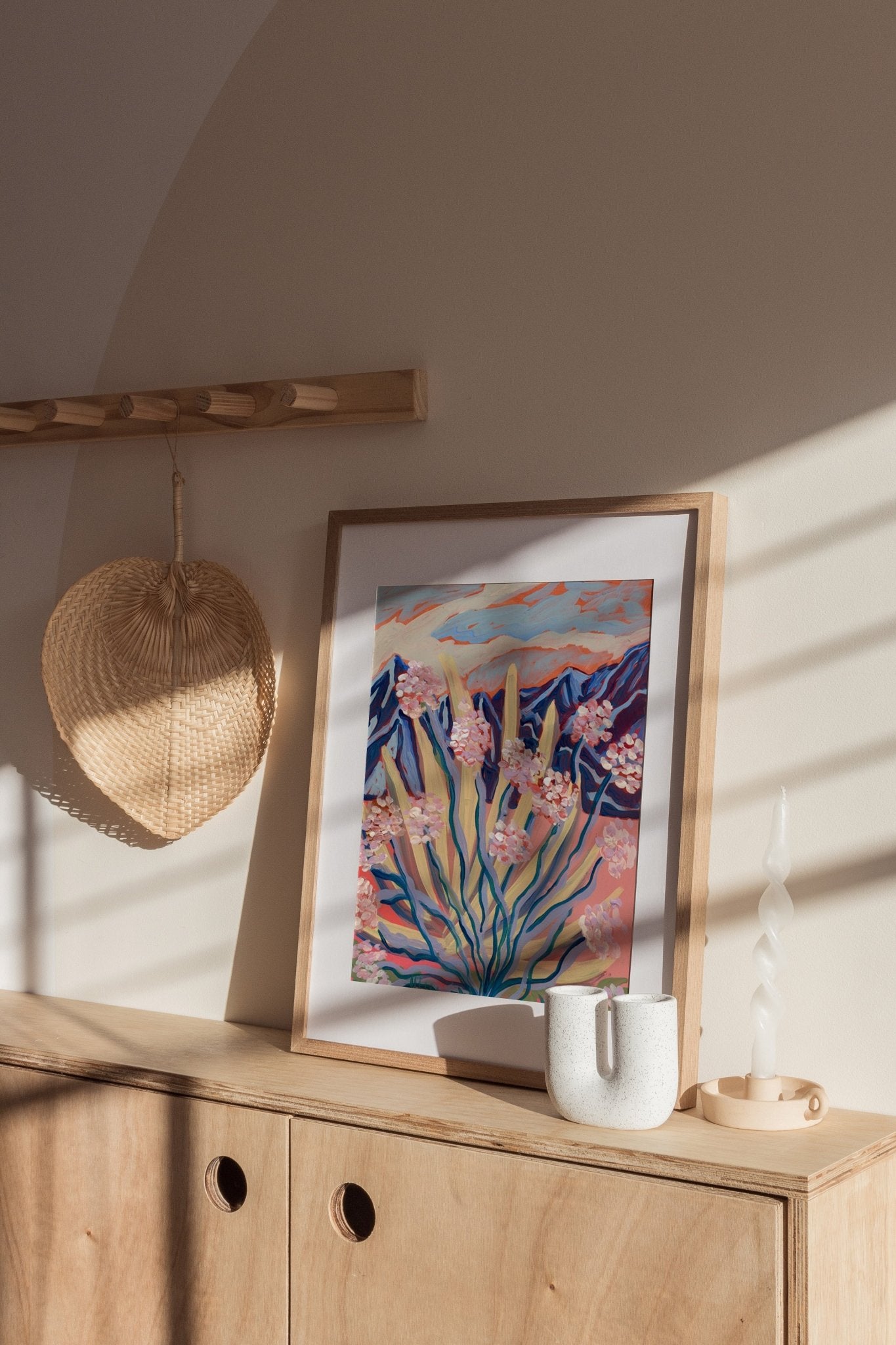 Abstract Desert Botanical Agave Print - El Baker Art