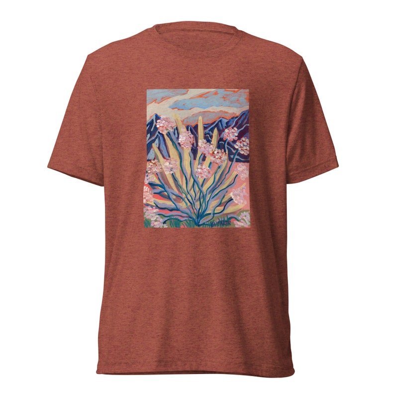 Abstract Desert Botanical T-Shirt - El Baker Art
