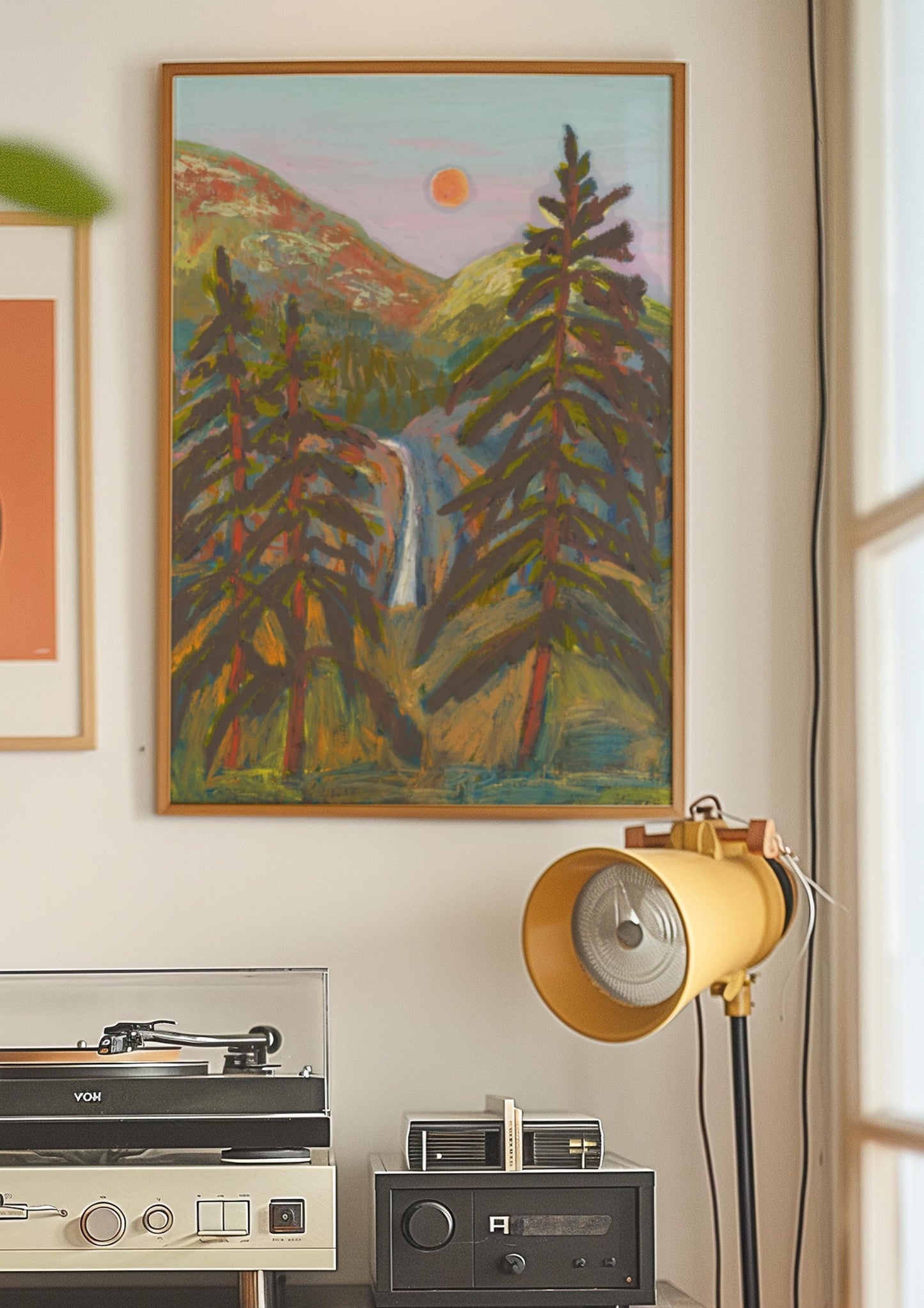 Rocky Mountain National Park Print | Mid-Century Modern Colorado Landscape