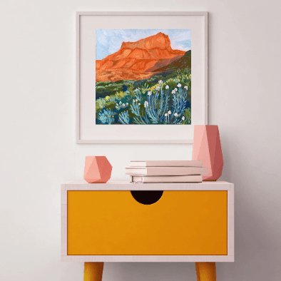 Big Bend National Park Sunset Print - El Baker Art