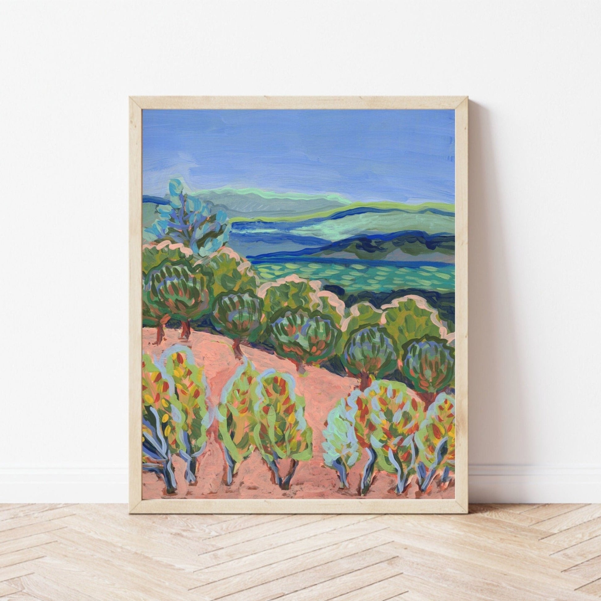 California Wine Country Print - El Baker Art