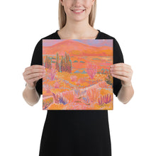 Load image into Gallery viewer, Fluorescent Western Desert Art Canvas Print
