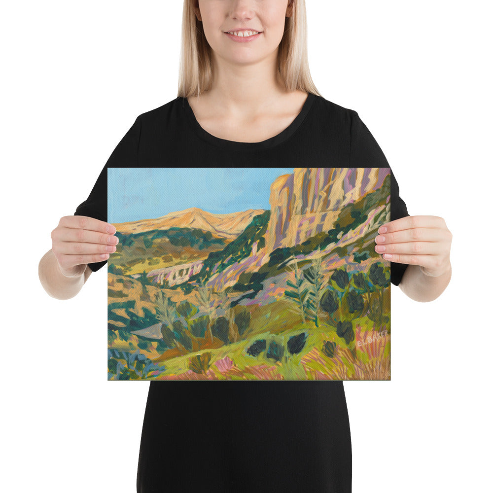 Colorful West Texas Ranch Canvas Print