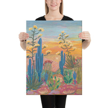 Load image into Gallery viewer, Saguaro Cactus Century Plant Canvas Print
