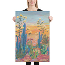 Load image into Gallery viewer, Saguaro Cactus Century Plant Canvas Print
