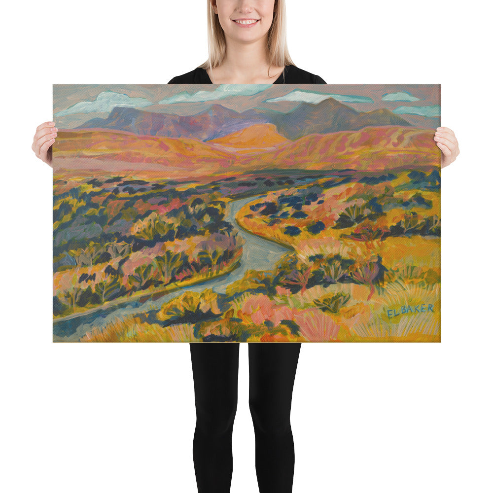 Canvas Print | Rio Grande Big Bend National Park Art Print