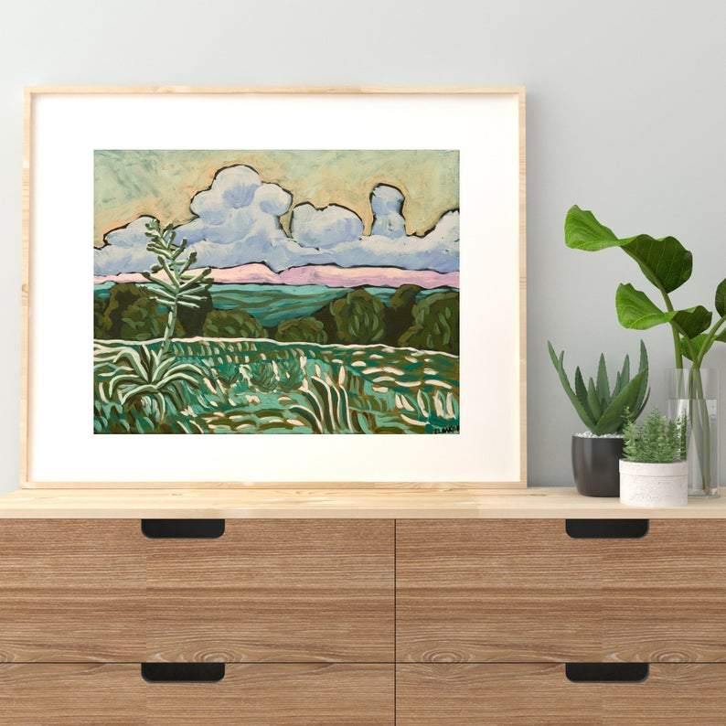 Century Plant West Texas Print - El Baker Art