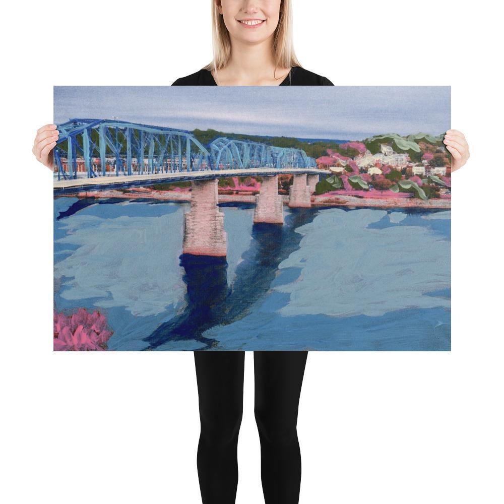 Chattanooga Tennessee River Bridge Print - El Baker Art